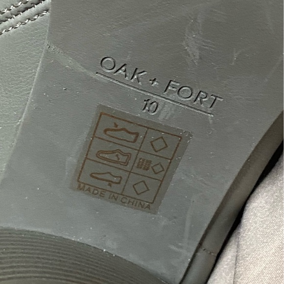 Oak + Fort 10 Gray Heeled Boots - Picture 12 of 14